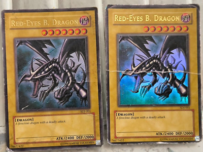 Yugioh 2X Red-Eyes B. Dragon SDJ-001 Ultra Rare Holo-image