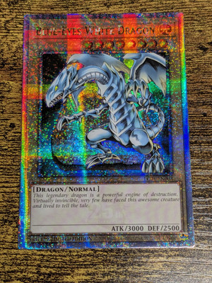 Yugioh Blue-Eyes White Dragon LC01-EN004 QCSR Limited Edition NM-image