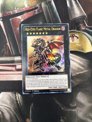 RED-EYES FLARE METAL DRAGON 1ST EDITION ULTRA RARE LDK2-ENJ41-image