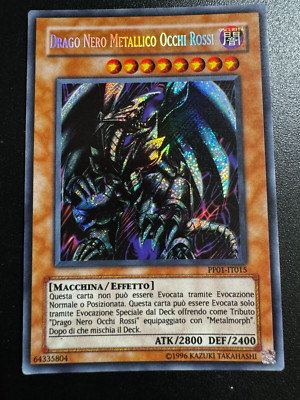 Yu-Gi-Oh Black Metal Dragon Red Eyes PP01-IT015 Premium Pack 1 ITA Card Ex-image