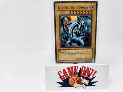 YuGiOh Blue-Eyes White Dragon SKE-001 Unlimited Super Rare NM-image