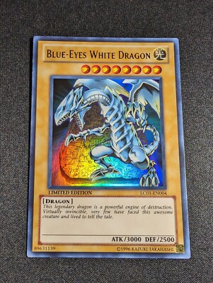 Yu-Gi-Oh! Blue-Eyes White Dragon LC01-EN004 Limited Edition Ultra Rare NM-image