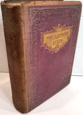 Poetical Works of Lord Byron (c1850s) Illustrated Leather Complete Edition B2-image