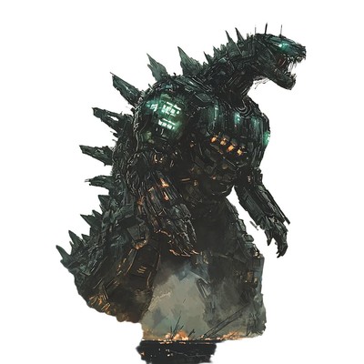 Godzilla Transformer Vinyl Car Decal Sticker – Waterproof & UV-Resistant 4.0