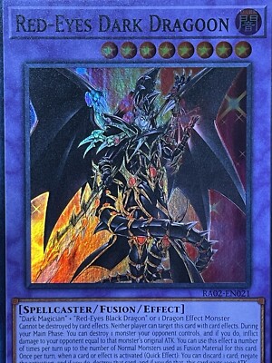 YUGIOH Red-Eyes Dark Dragoon - Super Rare 1st Edition RA02-EN021-image
