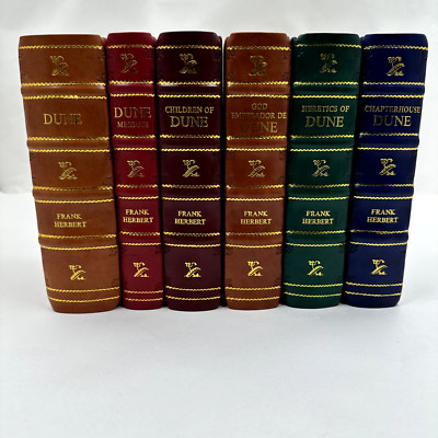 Dune Series 6 Books Collection Set By Frank Herbert [Premium Leather Bound]-image