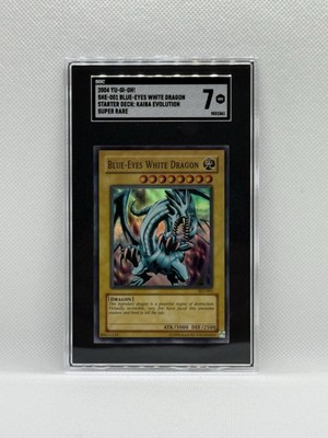 2004 Yu-Gi-Oh! Blue-Eyes White Dragon SKE-001 SGC 7-image