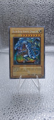 Yu-Gi-Oh Blue-Eyes White Dragon PCK-001 Prismatic Secret Rare Played-image
