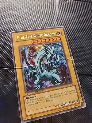 Blue Eyes White Dragon BPT-003 Rare Reverse Holo -image