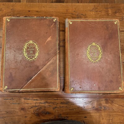 L'album de la guerre 1914-1919 tome I, tome II- Vintage French WW I Photo Albums-image