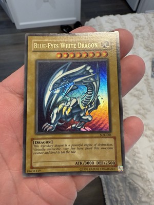 Blue-Eyes White Dragon SDK-001 Ultra Rare Holo Unlimited Yugioh Yu-Gi-Oh -image