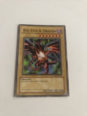 Red-Eyes B. Dragon SD1-EN002 Yu-Gi-Oh! Card Light Play-image