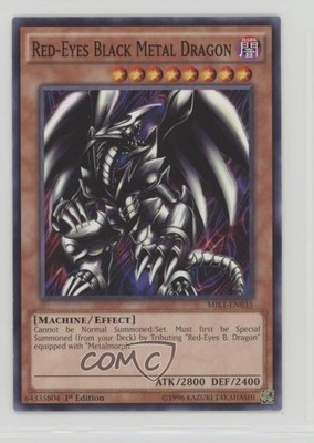 2016 Yu-Gi-Oh! Millenium Pack 1 1st Edition Red-Eyes Black Metal Dragon 10ip-image