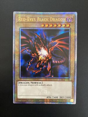 Yu Gi Oh Red Eyes Black Dragon Lc01-en006 Eng Secret Rare Quarter Century-image