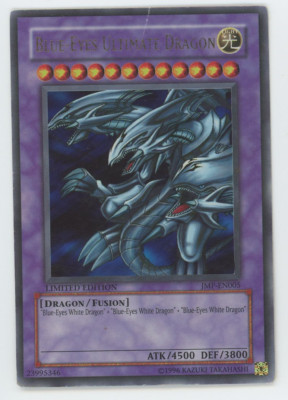 Blue-Eyes Ultimate Dragon JMP-EN005 Limited Edition Secret Rare Holo Yugioh 2006-image