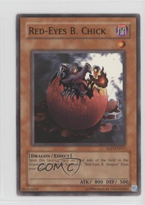 Red-Eyes B Chick Unlimited YuGiOh Soul of the Duelist #SOD-EN017 2004 0kb5-image