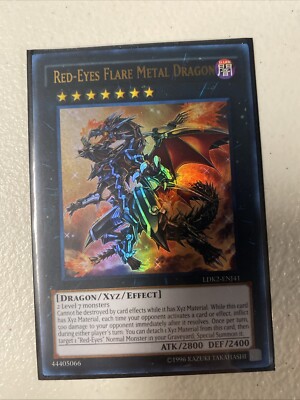 Red-Eyes Flare Metal Dragon LDK2-ENJ41 Legendary Decks II Unlimited-image