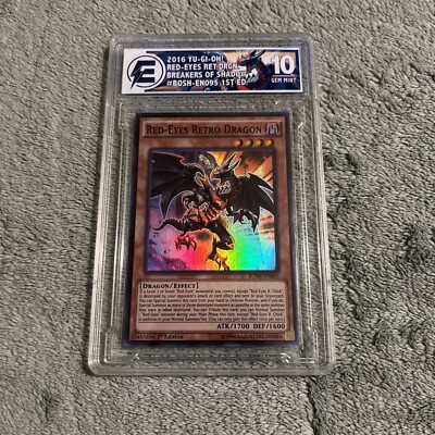 Red-Eyes Retro Dragon BOSH-EN095 Breakers of Shadow 1st Edition-image