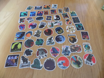 Dinosaurs  STICKERS Lot Godzilla Reptar Bad Zilla Monsters-image