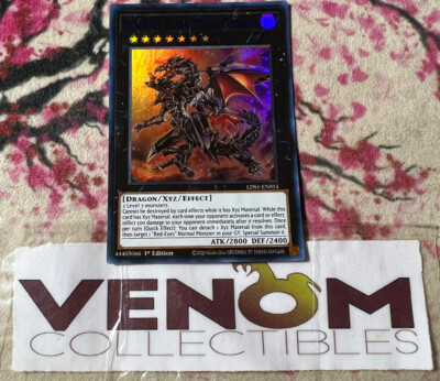 1x (M/NM) Red-Eyes Flare Metal Dragon (Blue) LDS1-EN015 Ultra 1st Ed. YuGiOh-image