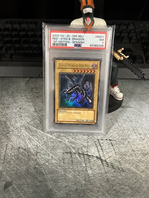 Red-Eyes B. Dragon 1st Ed BIJ-S001 SDJ-001 Spanish Yugioh PSA 7 - NM US SELLER-image