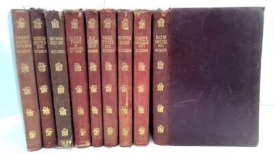 Charles Dickens Set Of 9 Leatherbound Novels Published By Thomas Nelson  Charles-image