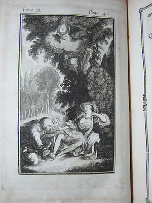 xRARE - 2v Set- 83 Engr PLATES 1767 Fontaine Contes et Nouvelles EROTICA Ribald -image