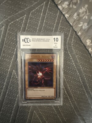 2010 Legendary Collection Red Eyes Black Dragon Graded 10-image