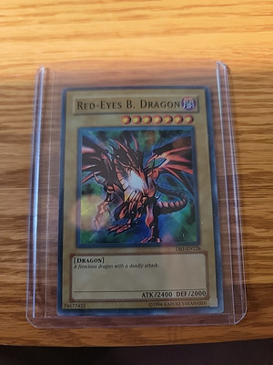 Red Eyes Black Dragon DB1-EN126 Super Rare Yugioh NM-image