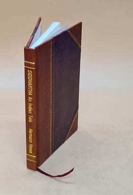 Siddhartha An Indian Tale By Hermann Hesse [Leather Bound]-image