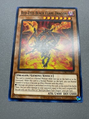Yu-Gi-Oh! Red-Eyes Black Flare Dragon Common Unlimited LDK2-ENJ02 NM/M-image
