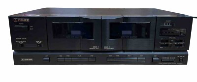 Cassette Deck Fisher CR-W9735 120V - 60Hz 26W Stereo Double Studio Standard-image