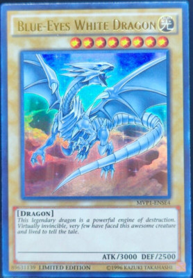 1x Blue-Eyes White Dragon (UR) - MP: Secret Edition (MVP1-ENS) NM - Yu-Gi-Oh!-image