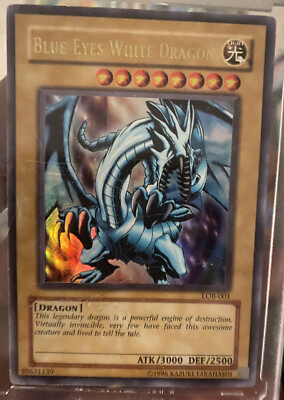 Yu-Gi-Oh! Blue-Eyes White Dragon [LOB-001] Ultra Rare MP-image