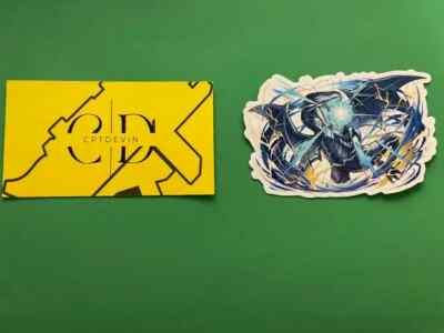 Blue-Eyes White Dragon Waterproof Sticker 3.5'' x 2.2'' | Yu-Gi-Oh!-image