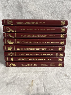 8 North American Hunting Club books (1A)-image