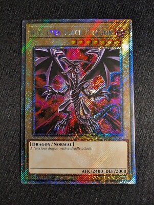 Yugioh - Red-Eyes Black Dragon RA03-EN081 1st Edition Platinum Secret Rare LP-image