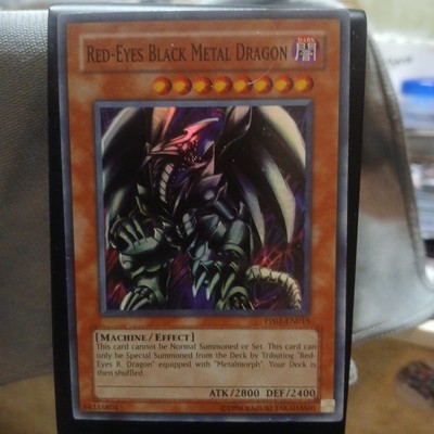 NEVER PLAYED!!Yugioh - Red Eyes Black Metal Dragon - Super Rare NM -image