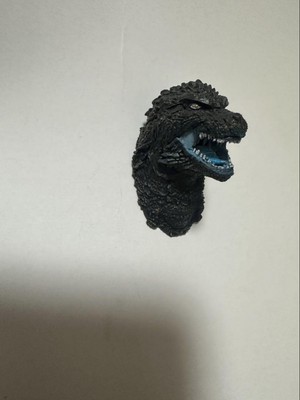 Godzilla Monster Head Magnet Ichibankuji Used, Japan Postal Shipping-image