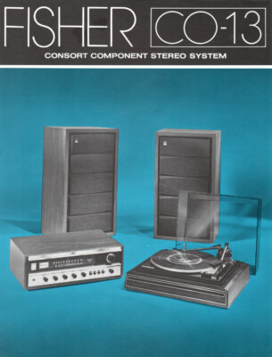 Fisher - CO-13 Music System - Original Sales Brochure - -image