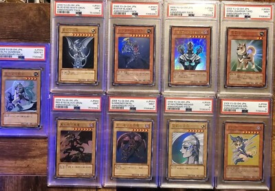 Yugioh COMPLETE SET PSA 9, 10, & 8 YAP1 JP001-009 10th Anniversary!-image