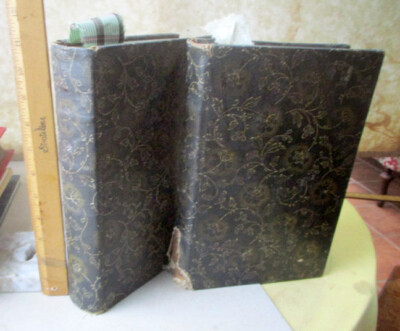 2Vols,THE COTTAGE BIBLE & FAMILY EXPOSITOR With OLD & NEW TESTAMENT,1846,Illust-image