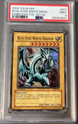 Blue-Eyes White Dragon SKE-001 Starter Deck: Kaiba Evolution 1st Edition PSA 9-image