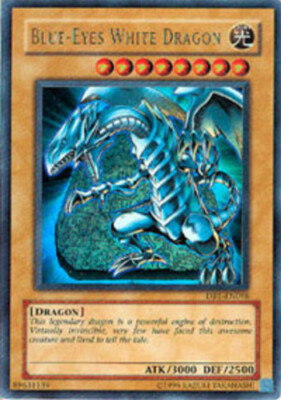 Yugioh! HP Blue-Eyes White Dragon - DB1-EN098 - Ultra Rare - Unlimited Edition H-image