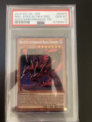 2019 Yu-Gi-Oh! Red-Eyes Alternative Black Dragon TN19-EN005 PSA 10-image