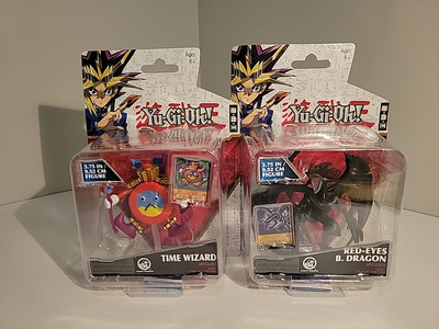 Lot Of 2 Yugioh Super Impulse | Red Eyes Black Dragon & Time Wizard | 3.75