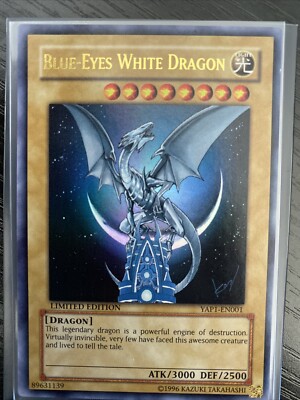 Yugioh Blue-Eyes White Dragon YAP1-EN001 Ultra Rare NM-image