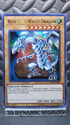| Yugioh Blue-Eyes White Dragon  LCKC-EN001 Ultra Rare Legendary Kaiba NM 🔥 |-image
