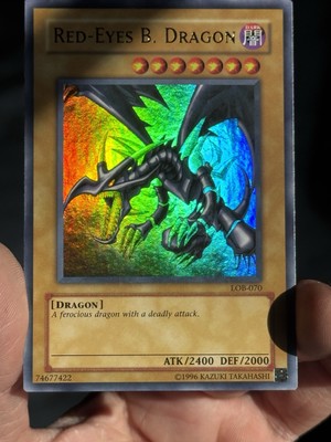 Red-Eyes B. Dragon LOB-070 The Legend of Blue Eyes White Dragon-Unlimited...-image