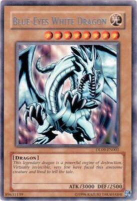 Blue-Eyes White Dragon - Silver - DL09-EN001 - Rare - Unlimited Edition Moderate-image